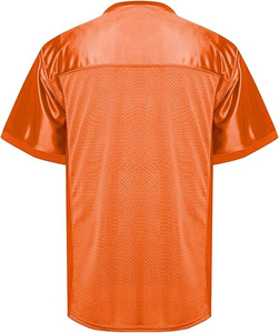 Maillots de football vierges en mesh, maillot de football athlétique, uniforme de sport d'entraînement, maillot de football noir et blanc - Product Image 2