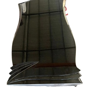 Pierre tombale en granit noir absolu de haute qualité Style de conception moderne pierre polie de l'Inde pour les pierres tombales de cimetières - Product Image 1