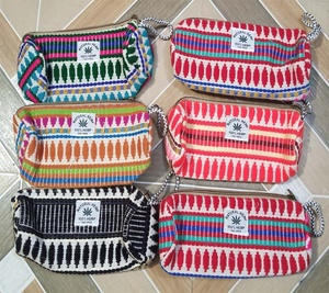 Monedero de cáñamo para niños y niñas, cartera pequeña de algodón, para viajar, uso diario, con cremallera, Vegano - Product Image 1