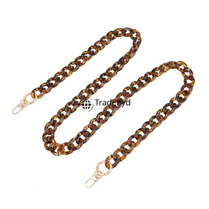 Cadena de resina hecha a mano, joyería de moda, elegante collar de resina colorido, ligero, duradero, moderno para mujeres y niñas Tradebyd - Product Image 5