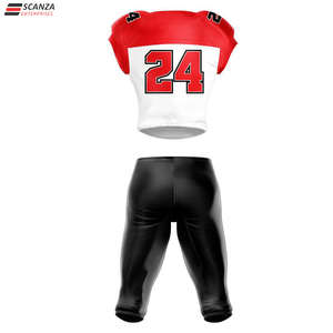 Ensemble d'uniformes de football américain pour hommes, maillot de football, pantalon rembourré, vêtements de sport d'équipe, tenue d'entraînement et de match, uniforme athlétique de performance - Product Image 3