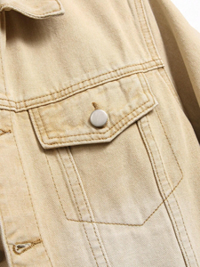 New Design <b>men</b> Denim <b>Jacket</b> Breathable <b>Long</b> Sleeves Windproof High Street Style Customized Casual Autumn <b>Men's</b> <b>Jacket</b> - Product Image 6