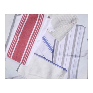 Customized <b>Waffle</b> Weave Kitchen Towel 40x40cm Blue White OEM ODM Low MOQ Wholesale Direct Factory - Product Image 6