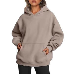 Sudaderas con Capucha de Punto Extra Grandes Personalizadas para Mujer, Sudaderas de Forro Polar, Suéteres de Manga Larga, Ropa de Invierno con Bolsillo - Product Image 3