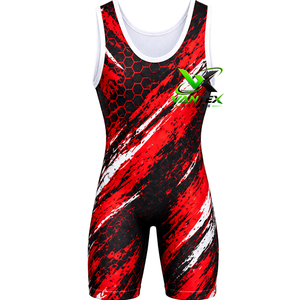 Traje de Lucha Libre Unisex Personalizado con Sublimación, de Spandex, de Secado Rápido, de Una Pieza, para Deportes, OEM, Marca Propia, Pedido al por Mayor - Product Image 5
