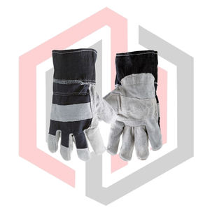 Gants de travail en cuir de vachette pleine fleur, résistants aux déchirures, respirants, sans silicone, sans poudre, stériles, personnalisables - Product Image 2
