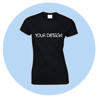 Usines OEM/ODM : Vente en gros de T-shirts décontractés en coton côtelé grande taille à manches courtes, de haute qualité, durables, pour femmes, col rond, avec logo