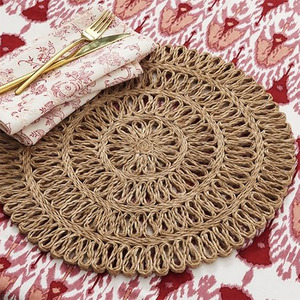 <b>Top</b> Selling Round Placemat Seagrass for Dining <b>Table</b> <b>Table</b> <b>Decor</b> Christmas Seagrass Placemats OEM Placemats From Vietnam - Product Image 1
