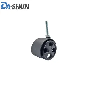 Plastic cheap furniture leg caster and wheel suppliers