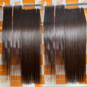 Remy Vietnamese 100% Human <b>Hair</b> Extensions Pure Raw Unprocessed Virgin <b>Hair</b> Weft in Straight Style - Product Image 6