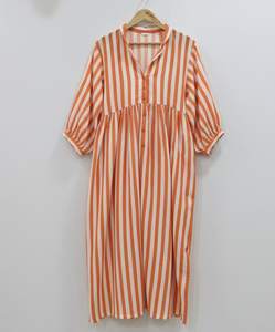 Vestido Informal de Verano Hecho a Mano 100% Algodón, Estampado Floral Indio, Transpirable, Largo Midi, para Uso Diario - Product Image 6