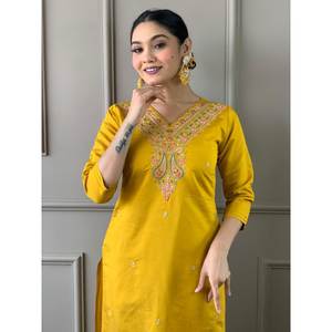 Hermosos conjuntos de ropa de fiesta para mujer-Parte inferior superior de talla XL y Dupatta - Product Image 1