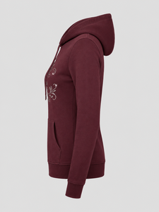 Sudadera con Capucha para Mujer, Forrada para Invierno, Antiencogimiento, con Cristales Brillantes y Pedrería, Cómoda, de Manga Larga, Corte Holgado, Informal para Uso Diario - Product Image 5