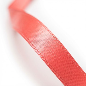 6mm Salmon Pink Single Face Satin Ribbon Customizable Manufacturer 350 Meter Roll for Cosmetic Boxes <b>Candle</b> Packaging Wholesale - Product Image 3