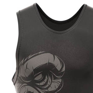 Singlet de sport pour homme en tissu extensible doux, durable et confortable, idéal pour l'entraînement et la gym. - Product Image 6
