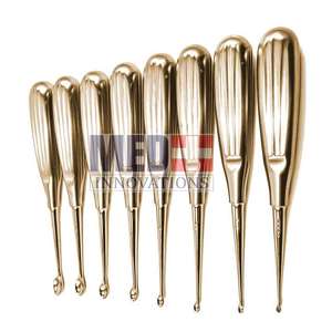 ชุดเครื่องมือสำหรับผ่าตัดแบบแมนนวลอุปกรณ์สำหรับขูดกระดูกสันหลังและปากมดลูกมีด้ามจับสี8กล่องอุปกรณ์ขูดกระดูกฆ่าเชื้อ - Product Image 1