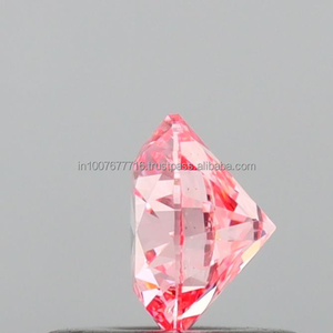 Diamant rond de 2,50 carats, rose vif, certifié IGI, clarté VVS2, coupe excellente, pour bague de fiançailles, fabrication de bijoux - Product Image 5