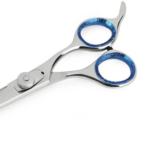 Ciseaux à cheveux professionnels en acier inoxydable à pointe acérée pour droitiers, manche long en plastique, non pliables, pour usage en salon - Product Image 5