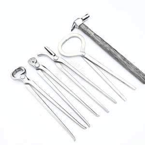 Farrier Tools Kit Stainless Steel Horse <b>Hoof</b> with Driving Hammer <b>Hoof</b> Tester Nail Puller Alligator Clincher and Trimming Cutter - Product Image 1