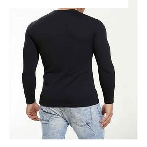 Chemise promotionnelle homme en coton et fibre de bambou à manches longues, col piqué 3 boutons, grande taille, jersey uni respirant pour l'extérieur - Product Image 2