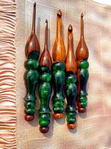 Handmade Resin Wood Ergonomic <b>Crochet</b> <b>Hook</b> | Durable Eco-Friendly | Customizable Length Thickness | <b>Crochet</b> Tool | Gift for - Product Image 3