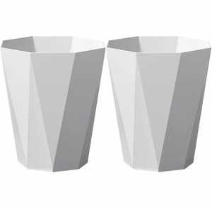 Cubo de Basura Rectangular de Acero Inoxidable Dorado, Lujoso y Brillante, Contenedor Metálico Delgado con Tapa Abierta para Oficina u Hotel - Product Image 4