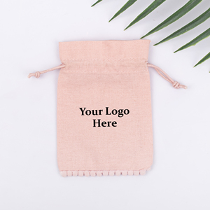 Natural Cotton <b>Drawstring</b> <b>Pouch</b> Bag Personalized Organizer Sustainable For Promotional Branding Retails Favour - Product Image 3