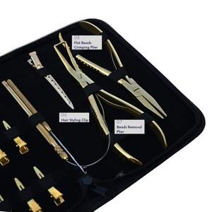 Professional Surgical Grade Stainless Steel Lightweight Durable OEM/ODM Weft Extensions Tape Sealing Clamp Pliers Hair Tools - Product Image 3