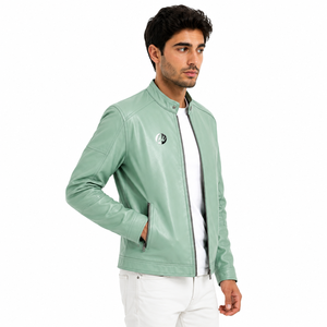 sleek men leather <b>jacket</b> offering a <b>smart</b> fit soft comfort durable quality and stylish appeal for casual outings daily wear and - Product Image 4