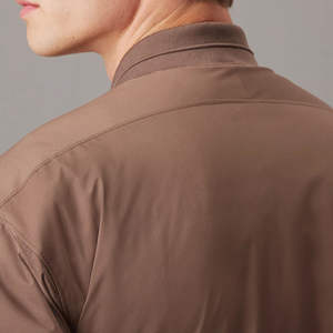 Chaqueta de Hombre de Color Sólido, Ligera, Talla Grande, Resistente al Agua, Chaqueta Bomber Transpirable, Chaqueta Bomber de Moda para Hombre para Invierno - Product Image 2
