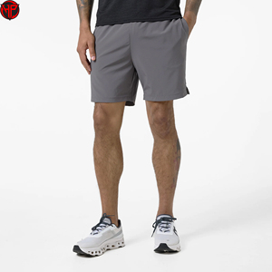 Pantalones Cortos Deportivos Grises para Hombre, Pantalones Cortos de Entrenamiento Atlético, Pantalones Cortos Deportivos Ligeros para Correr, Pantalones Cortos de Gimnasio - Product Image 1