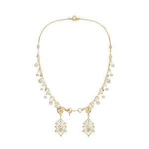 <b>Pearl</b> Kan Chain Jhumki Earrings-Fine <b>Jewelry</b> <b>Set</b> 10574634WH - Product Image 2