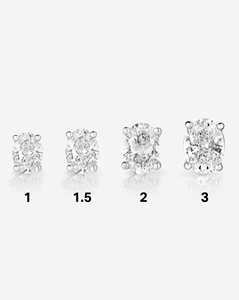 Sparkling Oval Cut Lab Grown Diamond <b>Stud</b> Earring Prong Set Solitaire Minimalist Everyday Wear <b>Stud</b> 14k 18k Solid Gold Wholesale - Product Image 4