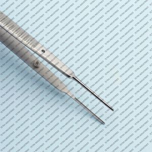 Pinzas de tejido Gerald DeBakey de alta calidad, 7 pulgadas, punta de 1 mm, acero inoxidable manual, instrumento quirúrgico microquirúrgico atraumático, CE - Product Image 4