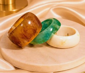 กำไลข้อมือเรซิ่นทำมือพร้อมลวดลายดาวแกะสลักเครื่องประดับรูปทรงกลมสีม่วงสำหรับผู้หญิงเครื่องประดับแฟชั่นอุปกรณ์เสริม - Product Image 2