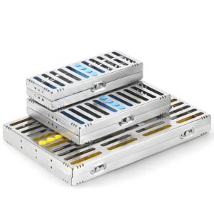 Support de Cassette Autoclavable en Acier Inoxydable de Haute Qualité pour Stérilisation Dentaire, Plateau de 5, 10 ou 20 Pièces pour Instruments Chirurgicaux, Certifié CE - Product Image 4