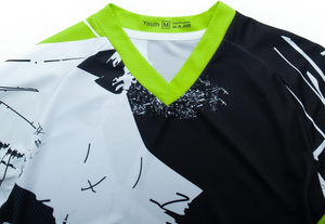 เสื้อเจอร์ซีย์มอเตอร์ไซค์วิบากแบบสั่งทำพิเศษ คุณภาพดีที่สุด ระบายอากาศได้ดี แห้งเร็ว ผลิตจากโพลีเอสเตอร์ %  สำหรับการแข่งรถมอเตอร์ไซค์ - Product Image 3