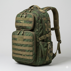 Large MOLLE Waterproof Tactical <b>Backpack</b> Polyester Internal Frame PVC Lining for Camping Hiking Trekking 3 Day Assault Pack - Product Image 5