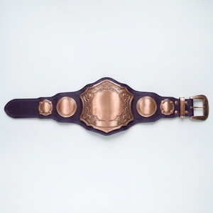 Cinturón de Campeonato con Correa de Cuero, Personalizado, para Lucha Libre, Boxeo, Deportes, Trofeo, Premio, Competencia, Placas de Metal Personalizadas - Product Image 4