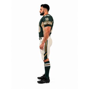 Conjunto de Uniforme de Fútbol Americano Retro Elite Personalizable, Malla de Poliéster, Talla XL para Equipos Masculinos, Jersey y Pantalones Personalizados - Product Image 3