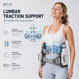 Dispositif de traction lombaire en métal VCORE BAC-Y/S breveté professionnel, équipement de décompression vertébrale de qualité médicale pour la physiothérapie - Product Image 1