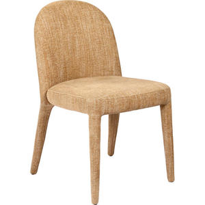 Modern Simple Upholstered Dining <b>Chair</b> with Wood Frame and Microfiber Fabric Seat for Kitchen Dining Room <b>Restaurant</b> Home Use - Product Image 3