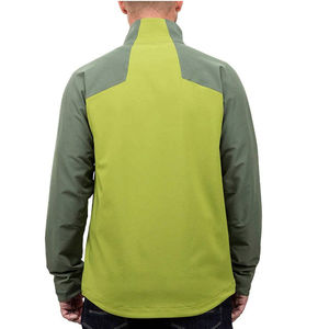 Veste de sport d'extérieur légère à capuche en toile softshell respirante et coupe-vent pour homme, fermeture éclair - Product Image 3