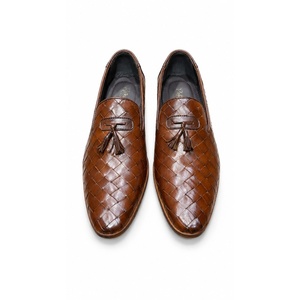 Mocasines de Cuero para Hombre LEATHER STUDIO, Calidad Premium, Hechos a Mano, de Cuero Genuino, Transpirables, Personalizados, con Borlas, Zapatos de Piel de Vaca - Product Image 1