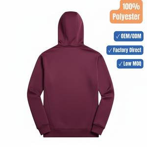 Custom Vintage <b>Zip</b>-<b>Up</b> Heavyweight Unisex Hoodie 100% Polyester Knitted Embroidered Eco Friendly Breathable Full-<b>Zip</b> - Product Image 5