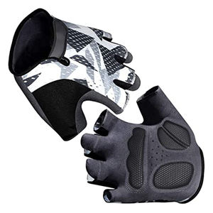 Guantes de Ciclismo Unisex de Cuero Vacuno Auténtico al por Mayor - Guantes de Gimnasio Acolchados de Piel de Vaca con Cierre Rápido y Color Personalizable - Product Image 6