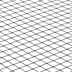 Rouleau de treillis métallique galvanisé à mailles losangées pour clôtures de sécurité et cloisons – Treillis métallique galvanisé à mailles losangées - Product Image 6