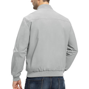 Springhill Enterprises High Quality Winter Thick Microfleece Windbreaker Bomber <b>Jacket</b> for Men Custom Logo Solid Color OEM - Product Image 2