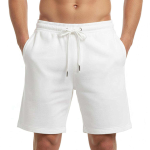 Shorts de jogging amples en molleton 100 % coton français pour hommes, 420 grammes, poids lourd, grande taille - Product Image 5