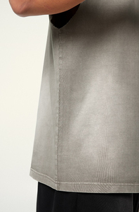 Débardeur tricoté décontracté personnalisé, grammage lourd 280 grammes, vierge, coupe oversize, délavé à l'acide, vintage, écologique, sans manches pour homme - Product Image 5